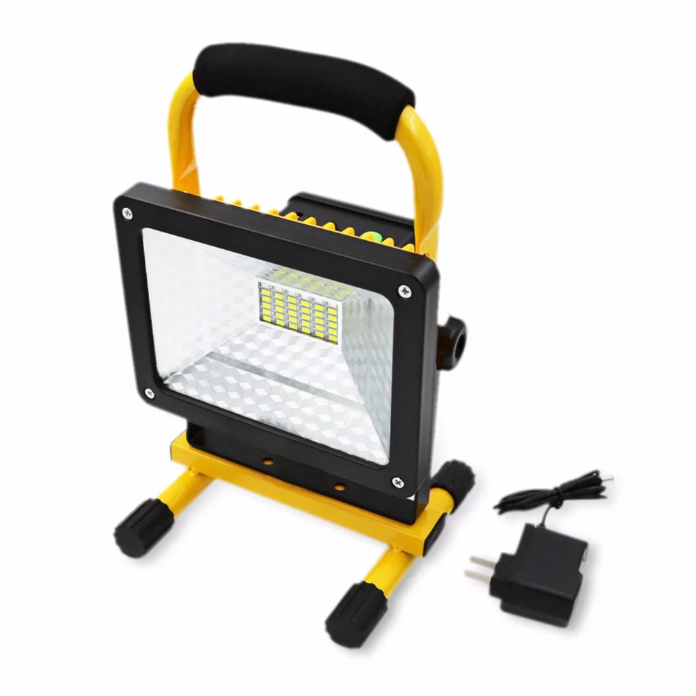 LED Floodlight Rechargeable Portable Spotlight Movable Outdoor Camping