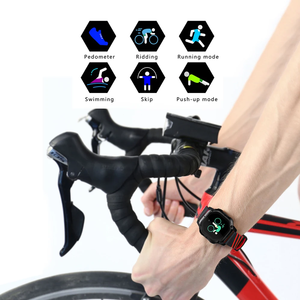 COLMI K5 Smart Watch Bluetooth Sports Wristband Heart Rate Blood Pressure Monitor IP68 Waterproof Clock For Android IOS Phone