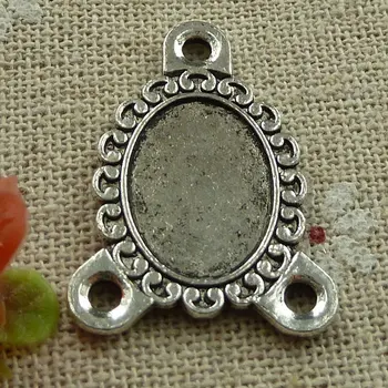 

90 pieces tibetan silver frame connectors 30x21mm #1587