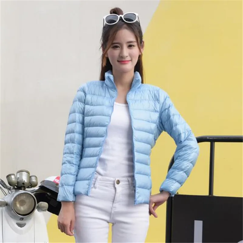 Женский Зимний короткий пуховик с подкладкой из белой утки 2016|jacket outerwear|jacket