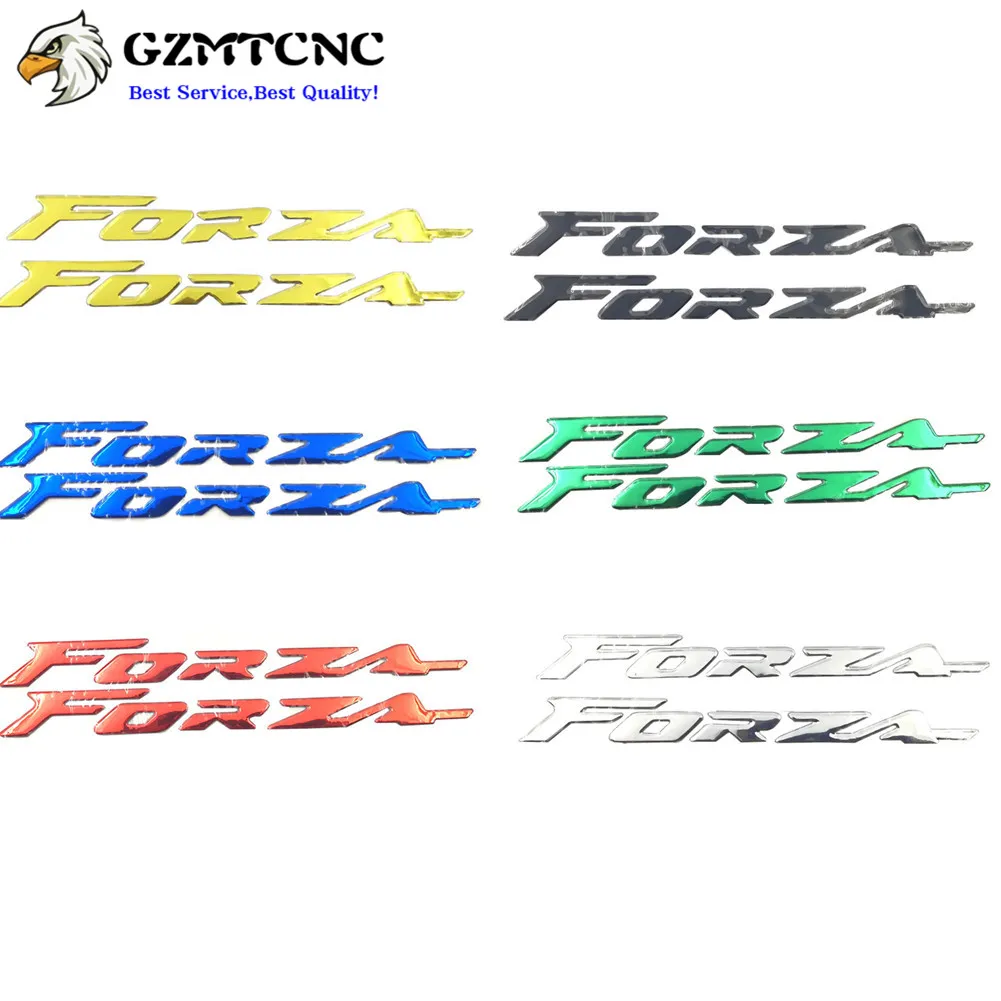 

3D Decals Emblem Logo Raised Reflective Fairing Tank Fuel Stickers Cover For Honda Forza 300 250 125 Forza300 Forza250 Forza125