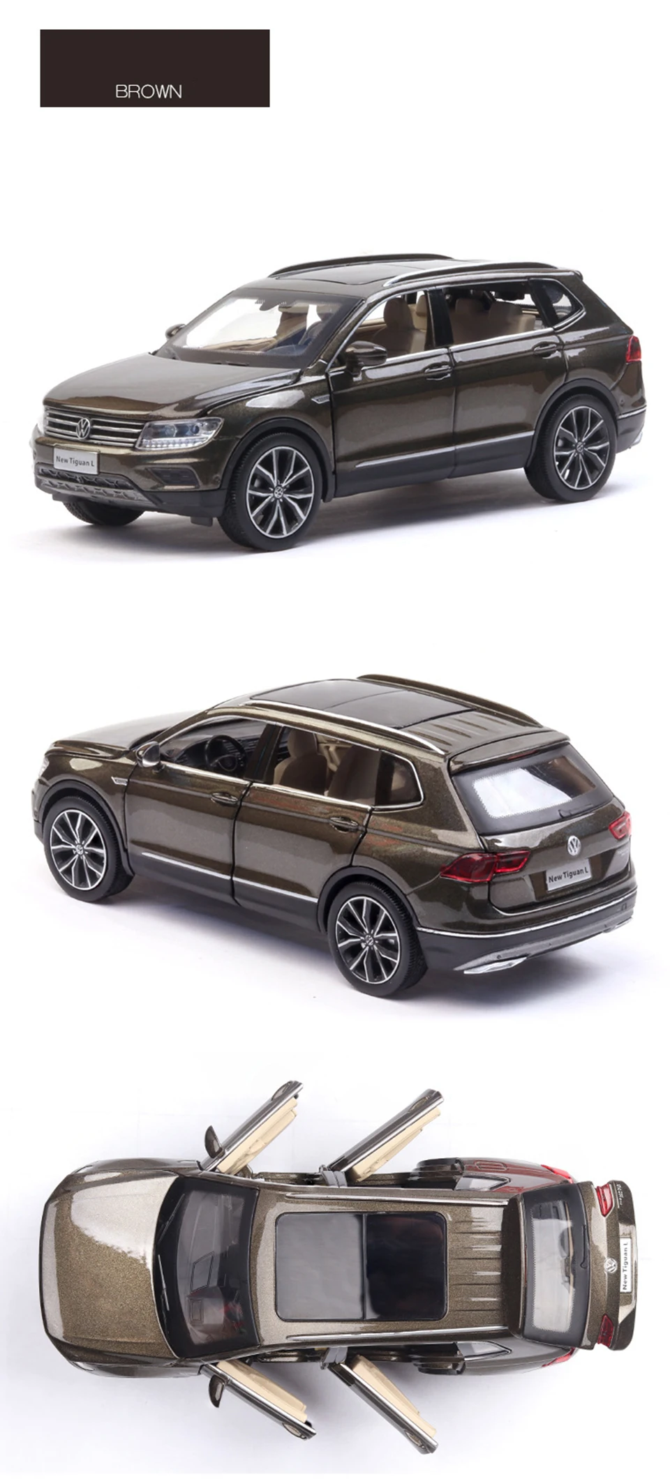 1:32 Tiguan L машина Diecasts игрушечные транспортные средства горячая модель колеса автомобиля с автомобилем Горячая дверь колеса может быть открытая игрушка