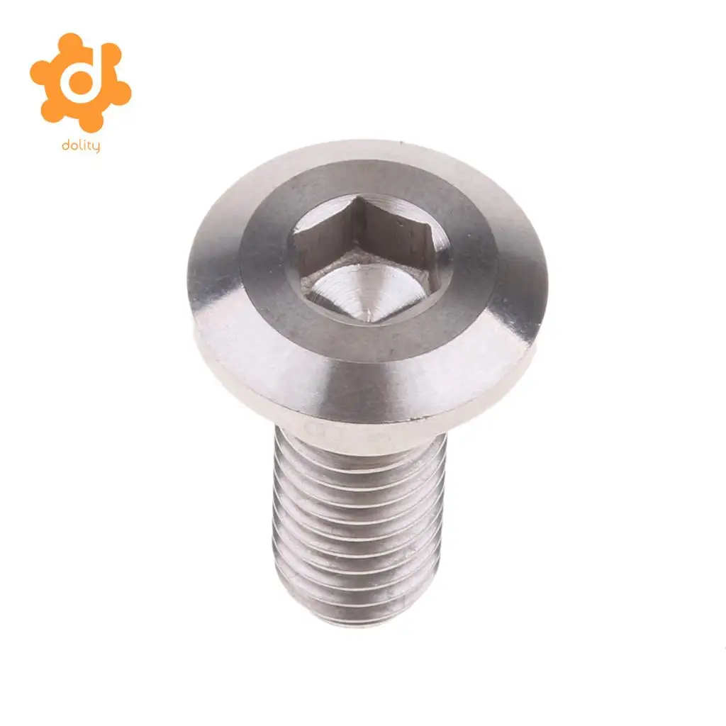 dolity  6 Pcs M8 x 20mm Titanium Motorcycle Hex Socket Head Cap Screws for Yamaha YZF R6 2006-2017 Custom