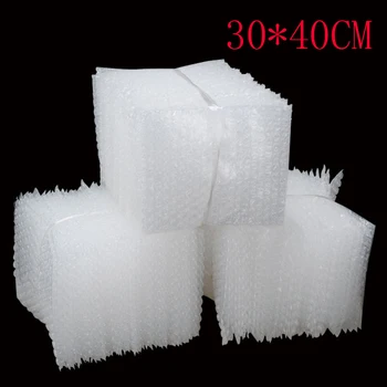 

50 Pieces Size 300x400mm Plastic Wrap Envelope Bubble packing Bags PE clear bubble bag Shockproof bag double film bubble bag