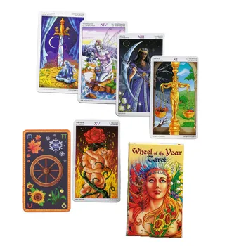 

Read Rate Tarot Card For Personal Use Tarot Decks Card Games Board Game Guidebook Wheel-Year High Quality 78 Cards/set