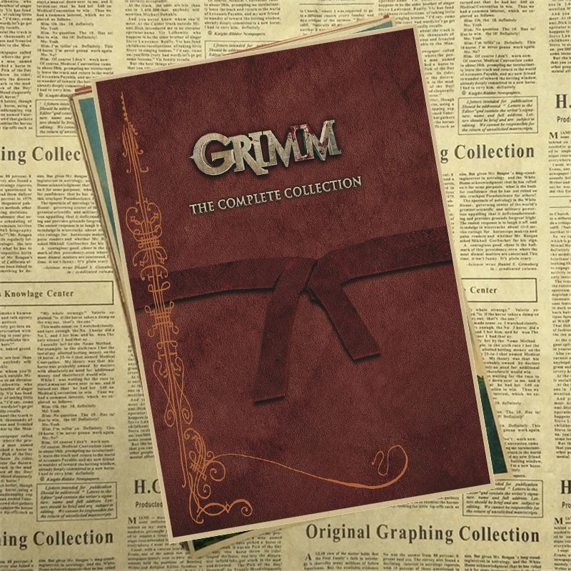 GRIMM постер настенные наклейки украшение для дома хорошее качество печать крафт