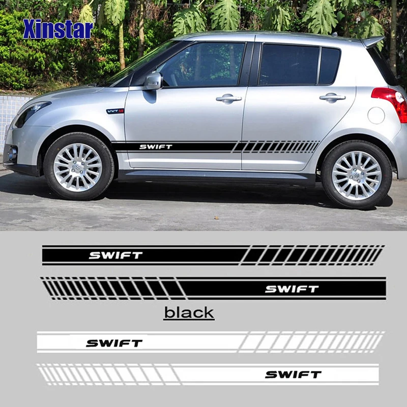 

Автомобильные боковые наклейки для Suzuki Swift, 2 шт.