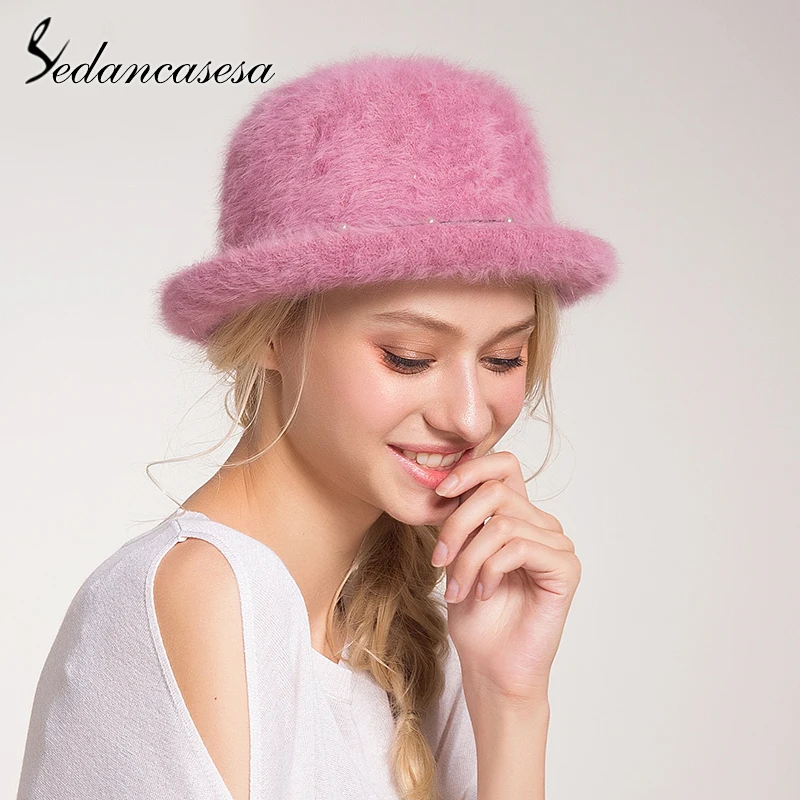 

Sedancasesa 2019 New Arrival Lovely Winter Warm Women Hat Cony Hair Beanie Skullies Lady Girls Gorro Feminino Inverno