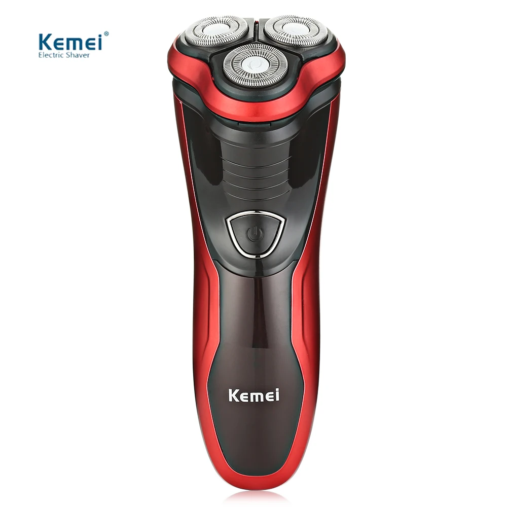 

Kemei KM - 9013 Floating Shaver Wet Dry Washable Electric Razor Triple Blade Waterproof Portable 220V Electric Shaver