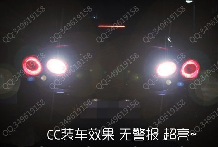 2 шт. H21W BAY9S BA9S высокая яркость Светодиодная лампа заднего хода без ошибок для Passat