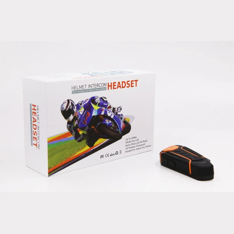 Bluetooth шлем анти-помехи интерком для мотоциклетного шлема езда Hands Free наушники мотоцикл bluetooth домофоны