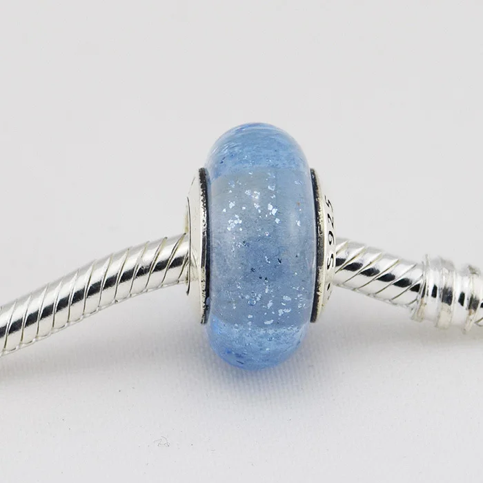 charm pandora murano bleu charm pandora murano bleu