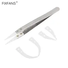 FIXFANS Керамические наконечники пинцет для электронных сигарет комплект антистатические термостойкие для ремонта мобильных телефонов, электронная Койл электронной сигареты провода DIY ручные инструменты набор