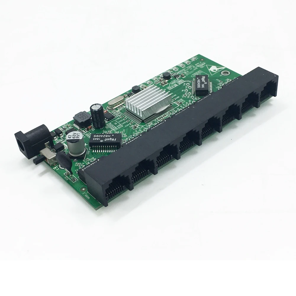 GPON EPON SOLUTION SUPPLIER With VLAN switch 24V 8 port gigabit switch realtek RTL8370N reverse poe 3