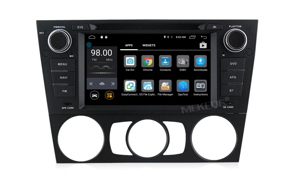 Sale 2G RAM Android 7.1 car gps navigation system for  BMW  E90 E91 E92 E93 with Wifi GPS BT Radio Steering wheel Canbus+8G map 21