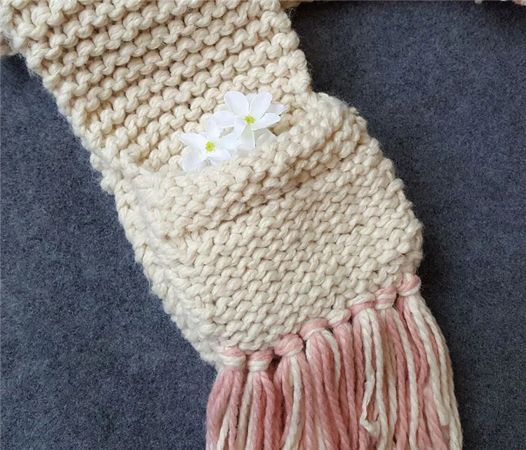 2018 New Autumn And Winter Children's Hat Unicorn Wool Scarf One Cloak Shawl Tassel Warm Winter ACI85 (12)
