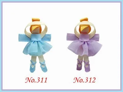 Маленький волосы бант 16 шт. hairbow grosgrain ленты hair bows с зажимом для девочек аксессуары для волос