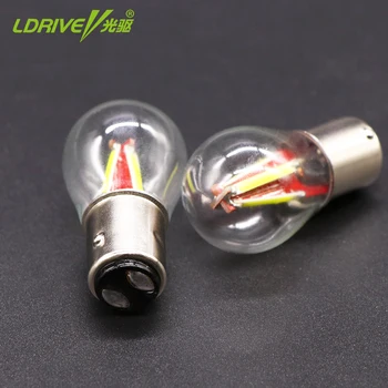 

12V Siliga 1157 BA15D Brake Lights LED Car Bulbs Turn Signal Lamp Automible Tail Bulb Parking Bulbs Universal Yellow White