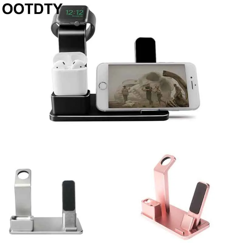 

3 in 1 Charging Dock Station Stand Phone Holder Bracket for iPhone AirPods Air Apple Watch iWatch