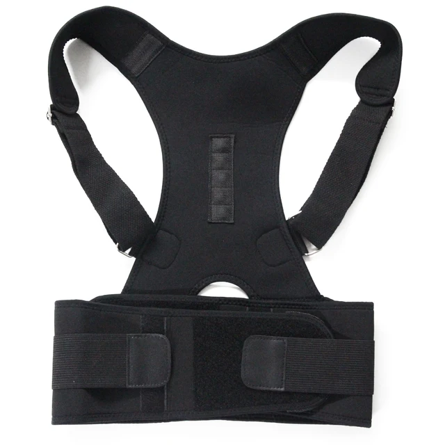 Male Female Adjustable Magnetic Posture Corrector Corset Back Brace Back Belt Lumbar Support Straight Corrector de espalda S-XXL -