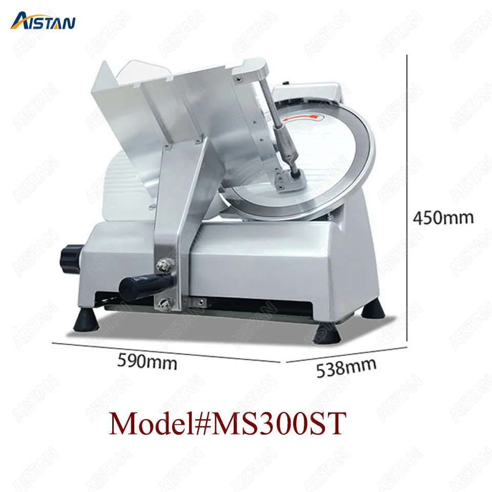 MS300ST электрическая полуавтоматическая промышленная ломтерезка для мяса/мясорезка для ресторана