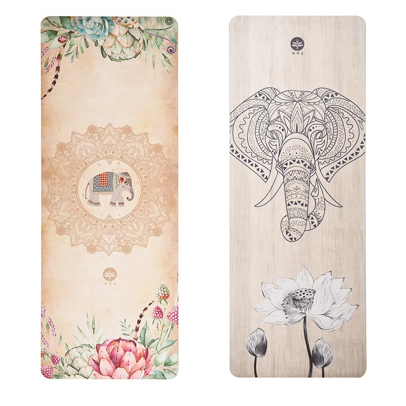 

1mm Folding Natural Rubber Yoga Mats Ultra-thin Slip-resistant Yoga Yoga Mat for Fitness Gym Mat Elephent Natural rubber
