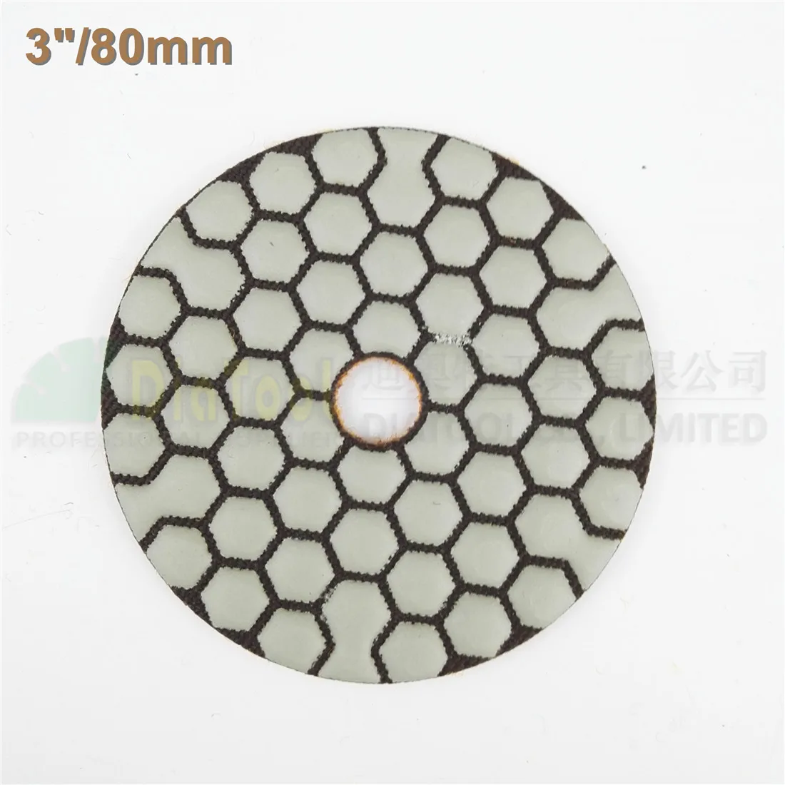 DIATOOL 7pcs 3inch#200 Diamond Dry Polishing Pads Resin Bond Flexible Sanding Disks For Granite Marble Ceramic