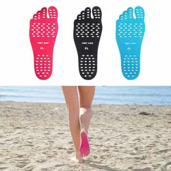 Водонепроницаемый гипоаллергенный клей площадку для ноги стикер обувь придерживаться на подошве липкие коврики для ног пляжный носок