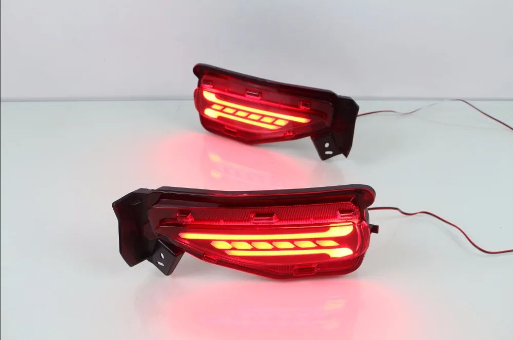 

LED Rear Bumper tail light fog lamp Brake Lights daytime running For Toyota Fortuner 2015 2016 2017 Turn Signal Light