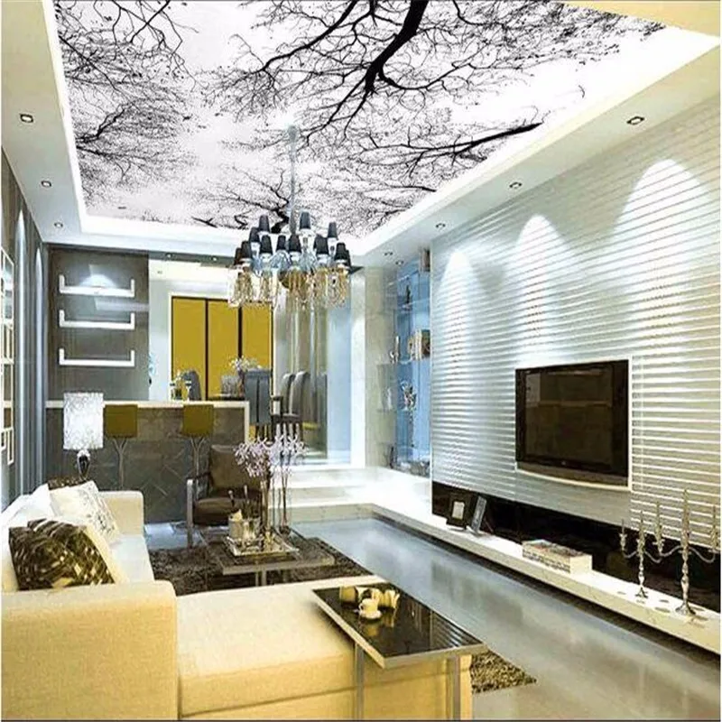 -wallpaper-modern-minimalist-black-white-branches-smallpox-integrated-ceiling-mural-backdrop-photo-wallpaper-modern-painting (2)