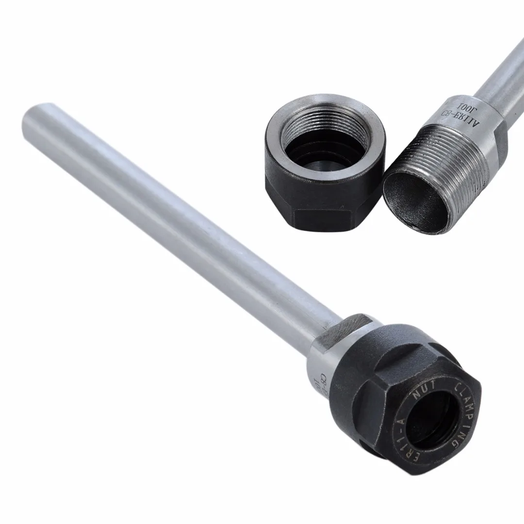 

New Chuck Holder C8-ER11A-100L Straight Shank Collet Chuck Holder Extension Rod For CNC Milling