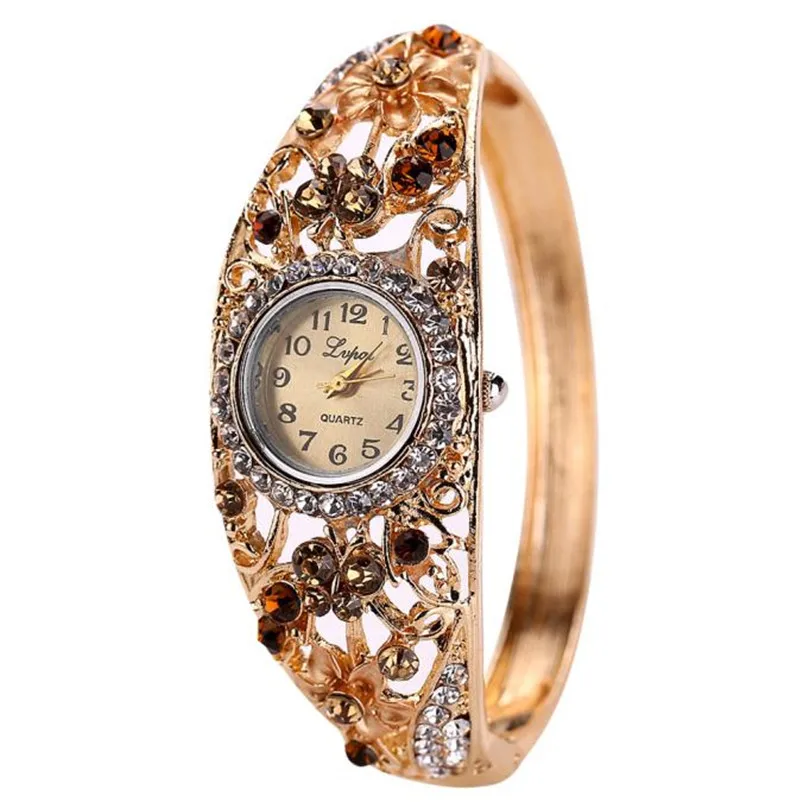 

2018 LVPAI Hot Sale Fashion Luxury Women's Pretty Diamond Jewelry Quartz Metal Watch Vintage Watches Women Bracelet Watch Reloj