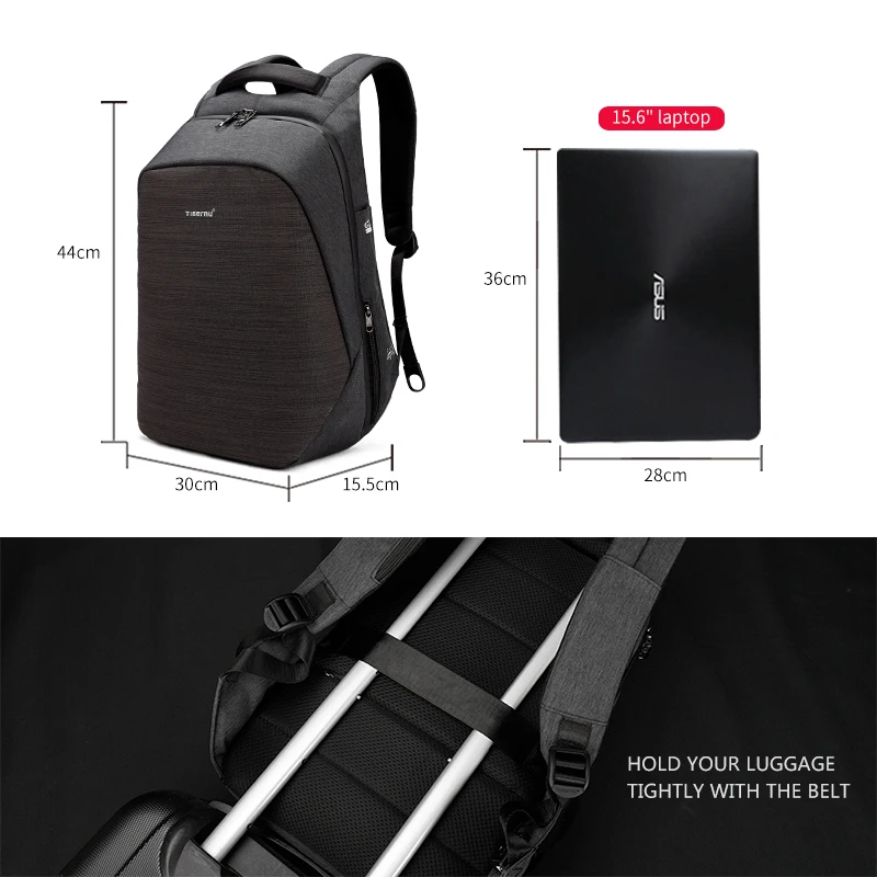 Tigernu multifunción USB de carga Anti robo portátil de 15 pulgadas mochilas para Adolescente de Moda hombre Mochila de ocio Mochila de viaje Tigernu multifunción USB de carga Anti robo portátil de 15 pulgadas mochilas para Adolescente de Moda hombre Mochila de ocio Mochila de viaje