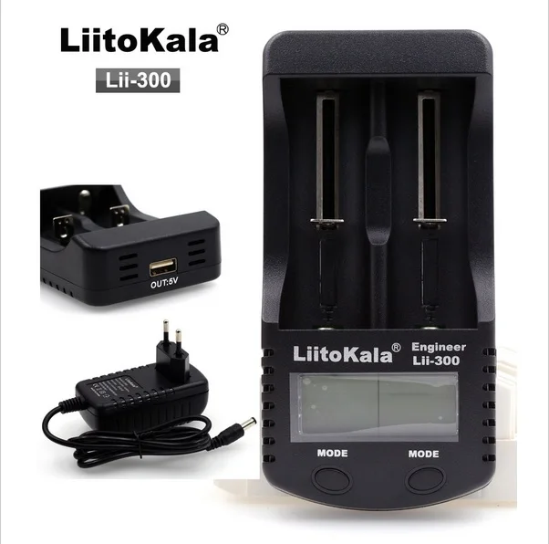 Liitokala lii300 lcd зарядное устройство для 3 7 V 18650 26650 16340 цилиндрические литиевые
