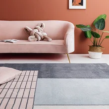 Ins французский шик Дания гостиная ковер для гостиной Геометрическая полоса прикроватный ковер Богемия геометрические современные коврики дизайн скандинавский стиль