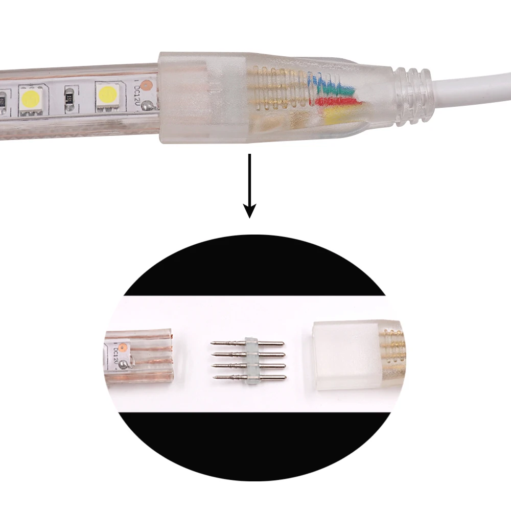 DC12V 24V SMD5050 Светодиодные ленты света 60 светодиодный s/М гибкий светодиодный лента водонепроницаемая светодиодная лента белый/теплый белый светодиодный свет полосы для декора стен