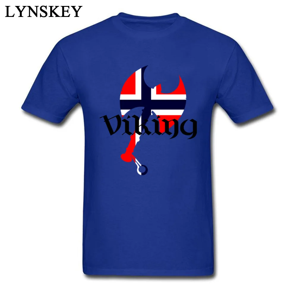 Male Cheap Casual Tops Shirt Funny Crew Neck Summer/Autumn 100% Cotton T Shirt Summer Short Sleeve Tee Shirts Top Quality Norwegian norse norge norway flag axe blue