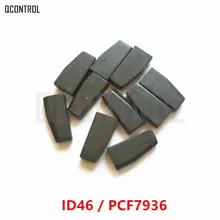 QCONTROL Car Transponder Chip for Honda/Hyundai/Kia/Mitsubishi/Nissan/Citroen/Peugeot ID46 PCF7936 (New / Blank / Not Coded)
