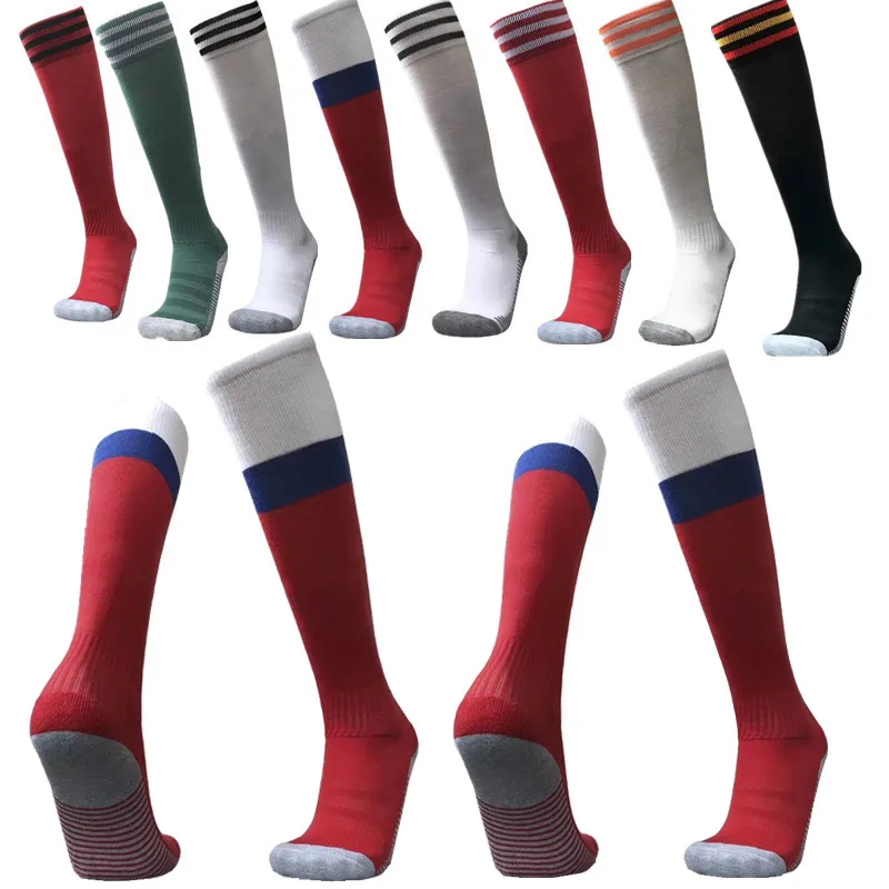 

2018 top quality soccer socks for Towel bottom men kids sports durable long adults thickening basketball football socks