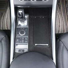 Reale della Fibra del Carbonio Per Land Rover Range Rover Sport 2014-2017 Car Center Console Pannello di Copertura Trim Parti di Sinistra mano Drive