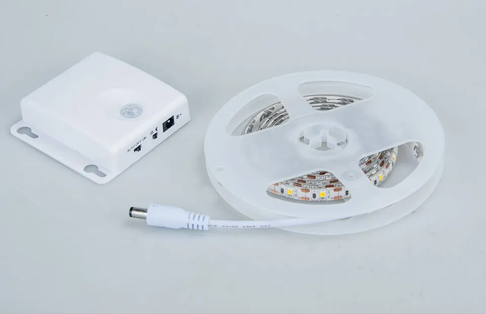 RGB LED motion sensor tape light (10)