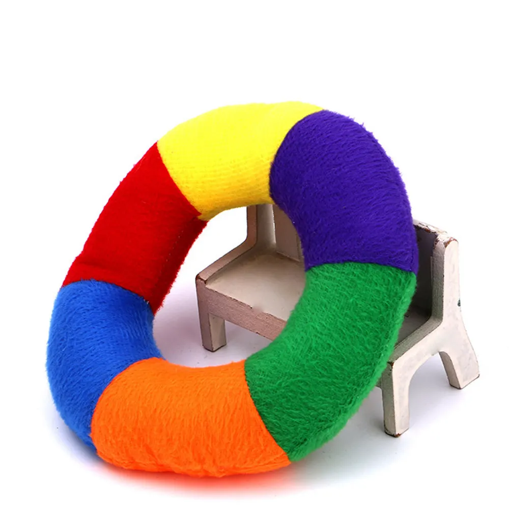 Squeaky Toys For Dogs Plush Donut Soft Durable Dog Toys For Puppy Cat Scratchers Spike Toys (11)
