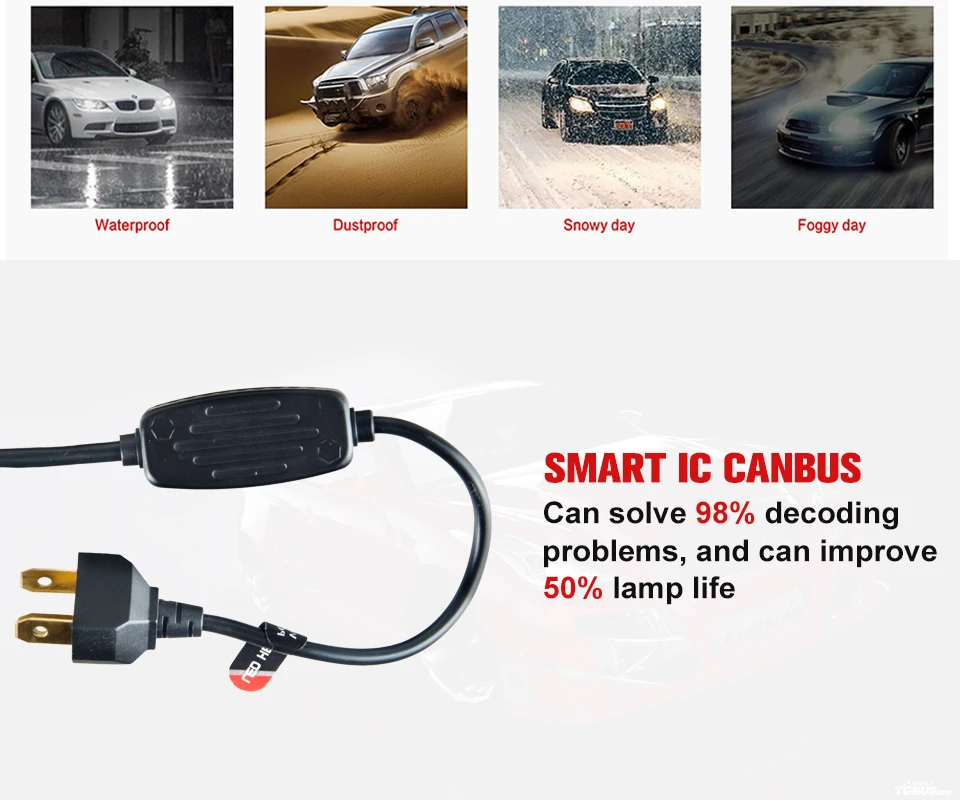 12V H7 Led Canbus H4 Car Headlight Bulb H1 H13 H11 8000LM Auto 9005 HB3 9006 HB4 9007 9004 6500k Led Automobiles Light Bulbs 24V (8)