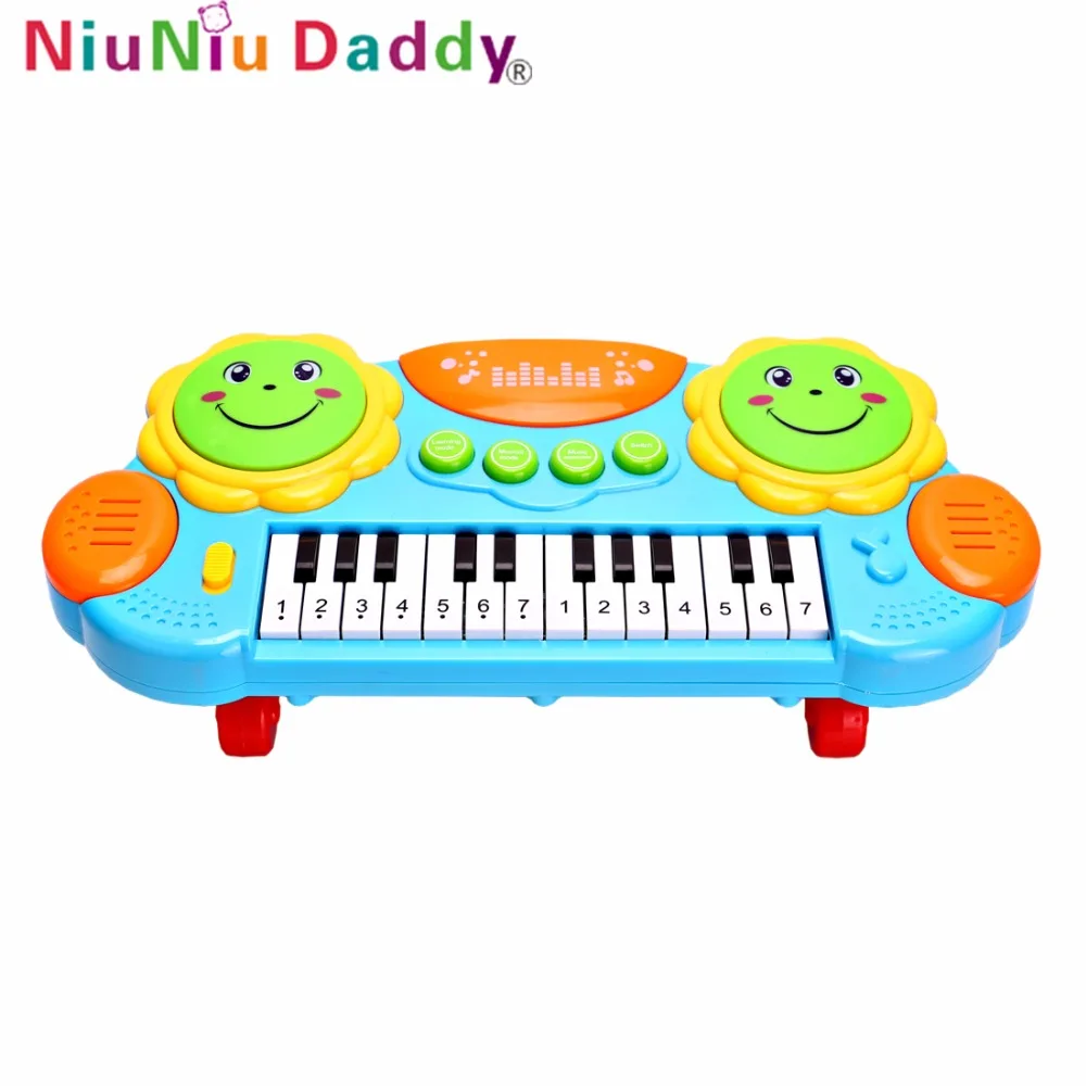 

Niuniu Daddy Kids Eletronic Piano Toy Musical Luminous Instrument Toys Developmental Early Educational Toy Child Music Keyboard