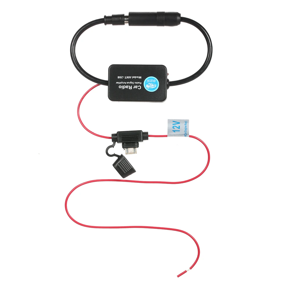 12V Car FM&AM Radio Antenna Signal Amp Amplifier Booster Signal
