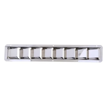 

Boat Marine Stainless Steel Air Vent - 8 Louver - 427 x 75 x 30mm