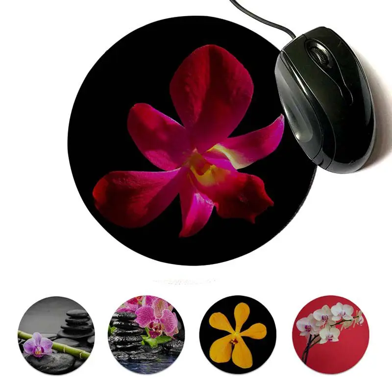 

MaiYaCa Orchid High Speed New Mousepad 20x20cm 22x22cm diameter round mouse pad