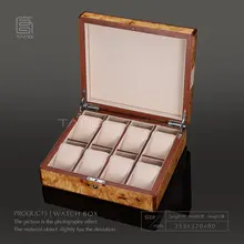 Panio картина деревянные часы дисплей коробка Высокое качество желтые часы коробка для хранения чехол с замком для женщин ювелирные изделия художника чехол s W0103