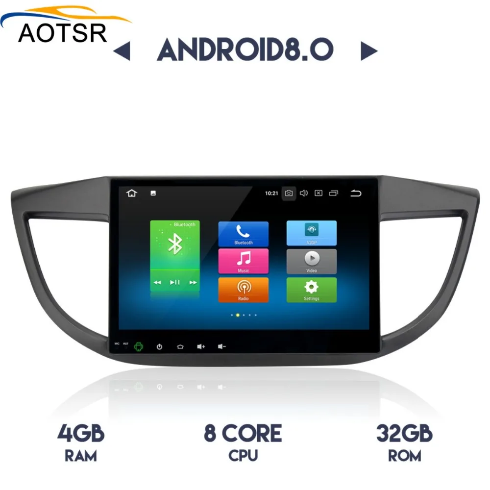 10 2 &quot2 din Android 8 0 автомобильное радио GPS для Honda CRV мультимедиа 2012 2013 2014 авто стерео
