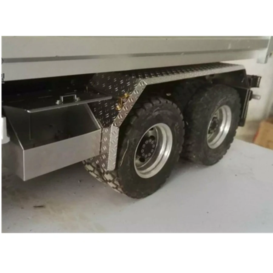 Инструментальное оборудование из нержавеющей стали коробка подходит для Tamiya 1/14 Радиоуправляемый трактор прицеп Scania грузовик R620 56323 R730 игрушки дистанционного управления